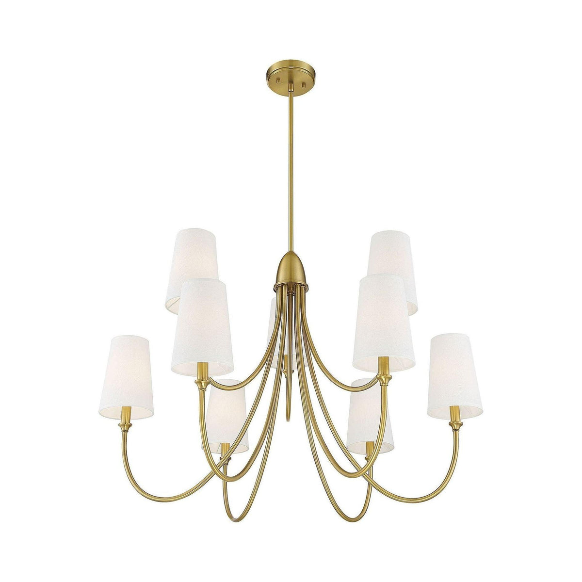 Premium Lustre Lumin Style Vintage-Industriel en Tissu et Métal