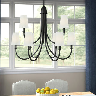 Premium Lustre Lumin Style Vintage-Industriel en Tissu et Métal