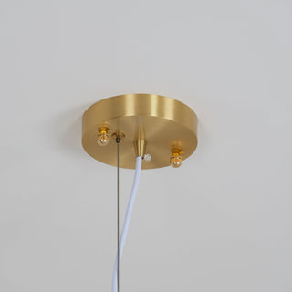 Miroir Suspension en Albâtre et Métal Minimaliste Moderne