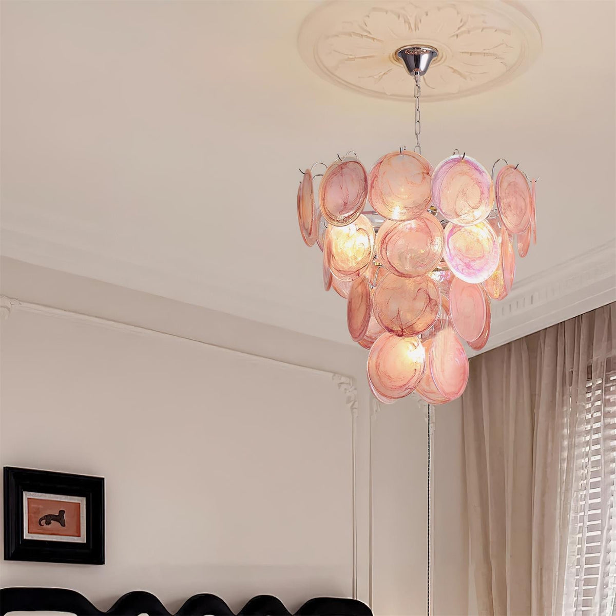 Noctis Lustre en Verre Murano Élégance Premium