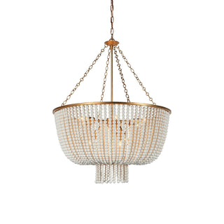 Opal Lustre en Métal et Bois de Luxe Postmoderne