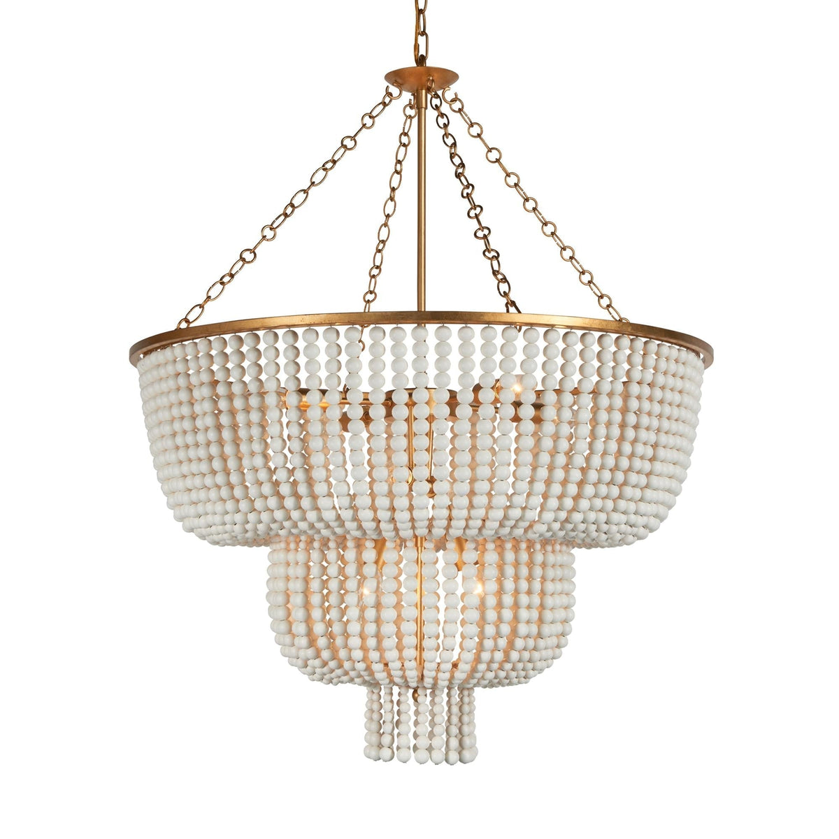 Opal Lustre en Métal et Bois de Luxe Postmoderne