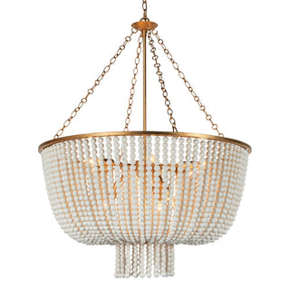 Opal Lustre en Métal et Bois de Luxe Postmoderne