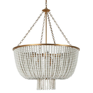 Opal Lustre en Métal et Bois de Luxe Postmoderne