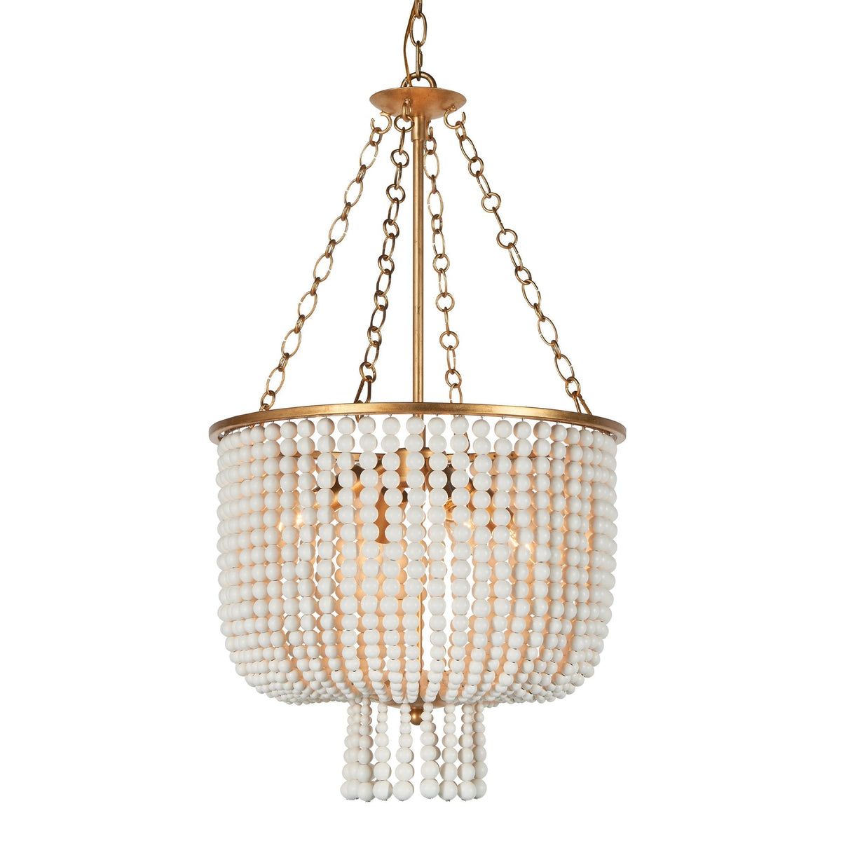 Opal Lustre en Métal et Bois de Luxe Postmoderne