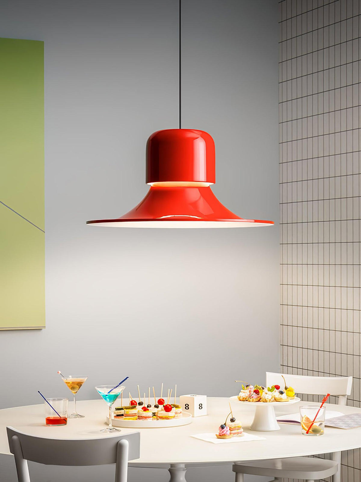 Caliel Suspension Aluminium Incurvée pour Cuisine