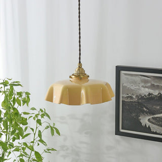 Civen Suspension Fleur  Verre
