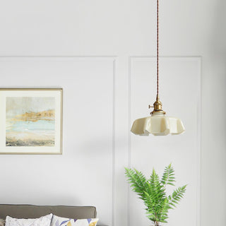 Civen Suspension Fleur  Verre