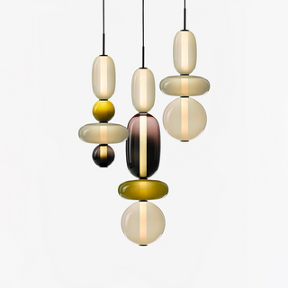 Noxic Suspension Artistique en Verre et Acrylique