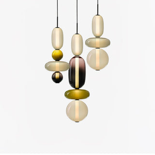 Noxic Suspension Artistique en Verre et Acrylique