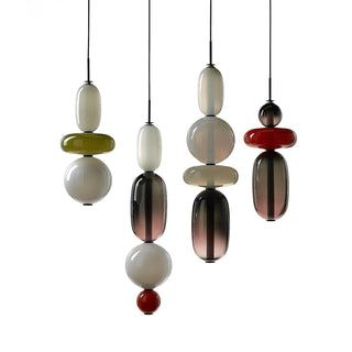 Noxic Suspension Artistique en Verre et Acrylique