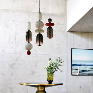 Noxic Suspension Artistique en Verre et Acrylique