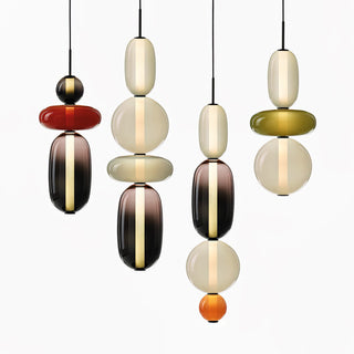 Noxic Suspension Artistique en Verre et Acrylique