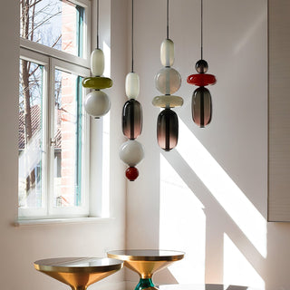 Noxic Suspension Artistique en Verre et Acrylique