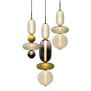 Noxic Suspension Artistique en Verre et Acrylique
