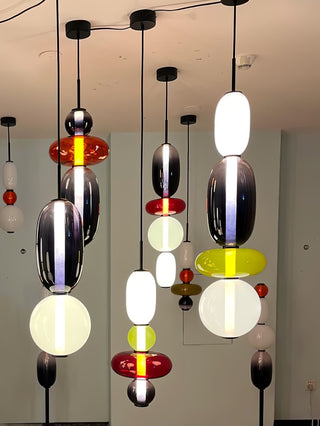 Noxic Suspension Artistique en Verre et Acrylique