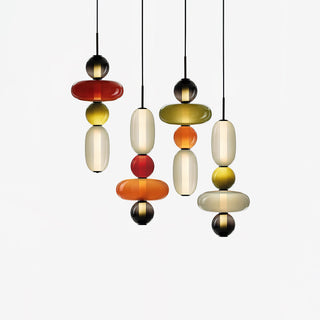 Noxic Suspension Artistique en Verre et Acrylique