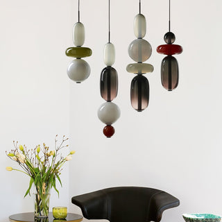 Noxic Suspension Artistique en Verre et Acrylique