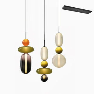 Noxic Suspension Artistique en Verre et Acrylique