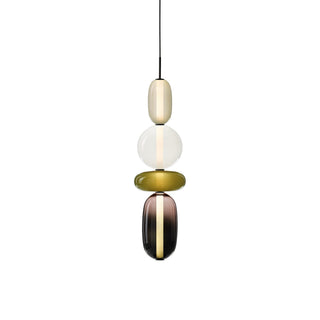 Zodore Prime Art Coloré Verre Suspension