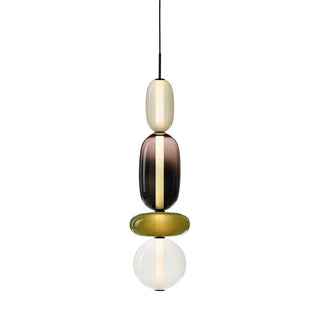 Zodore Prime Art Coloré Verre Suspension