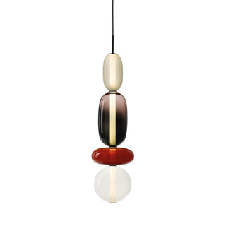 Zodore Prime Art Coloré Verre Suspension
