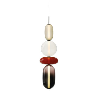 Zodore Prime Art Coloré Verre Suspension