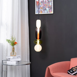 Zodore Prime Art Coloré Verre Suspension