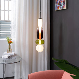 Zodore Prime Art Coloré Verre Suspension