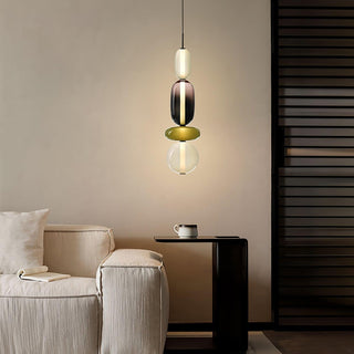 Zodore Prime Art Coloré Verre Suspension