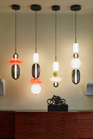 Zodore Prime Art Coloré Verre Suspension
