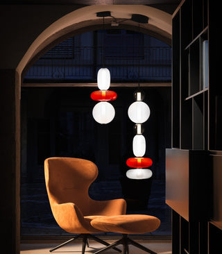Zodore Prime Art Coloré Verre Suspension