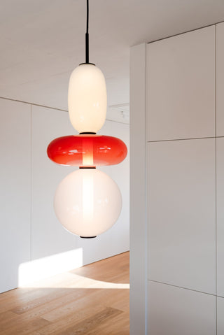 Zodore Prime Art Coloré Verre Suspension