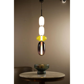 Zodore Prime Art Coloré Verre Suspension