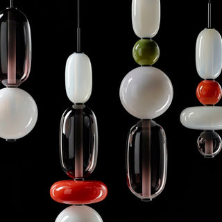 Zodore Prime Art Coloré Verre Suspension
