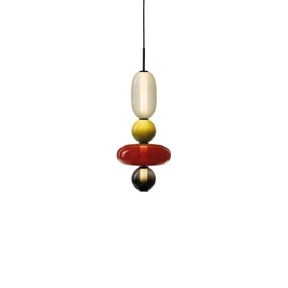 Zodore Prime Art Coloré Verre Suspension