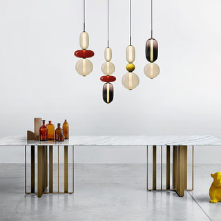 Noxic Suspension Artistique en Verre et Acrylique