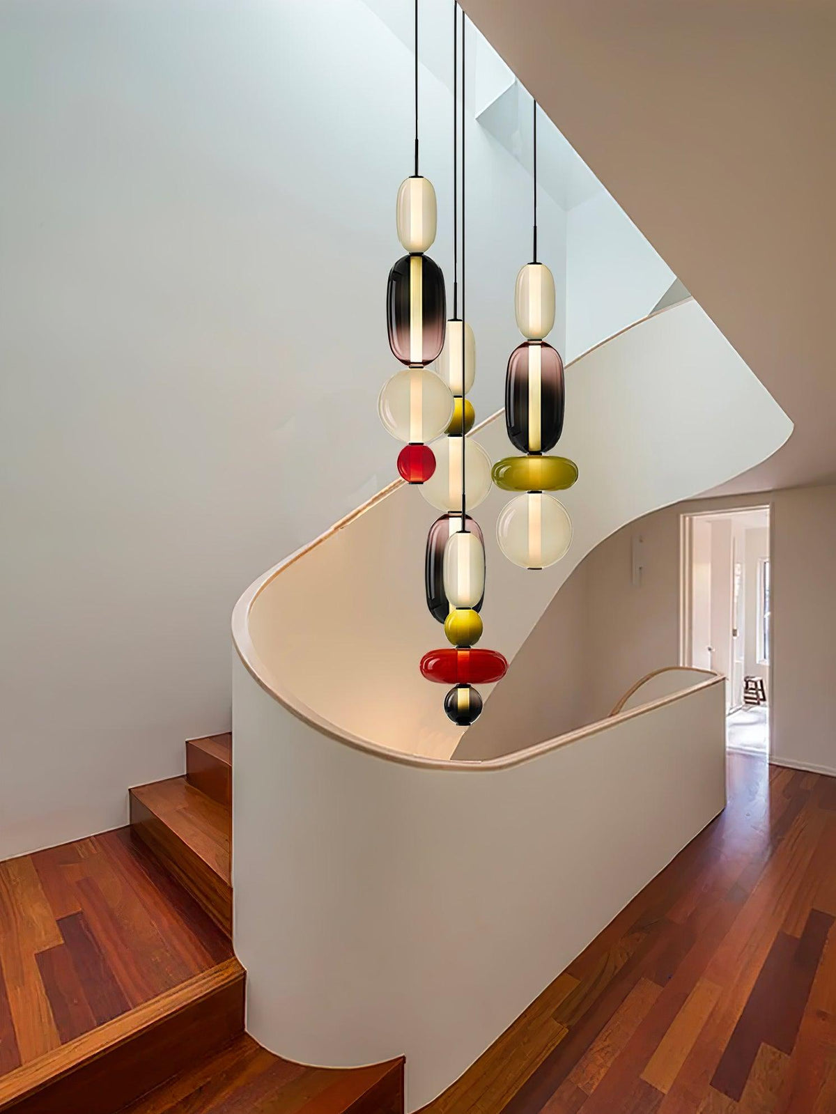 Noxic Suspension Artistique en Verre et Acrylique