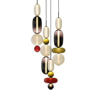 Noxic Suspension Artistique en Verre et Acrylique