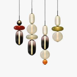 Noxic Suspension Artistique en Verre et Acrylique