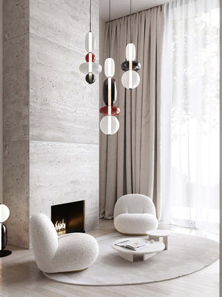 Noxic Suspension Artistique en Verre et Acrylique