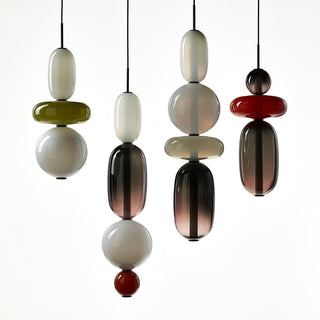 Noxic Suspension Artistique en Verre et Acrylique