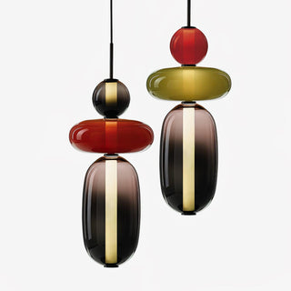 Noxic Suspension Artistique en Verre et Acrylique