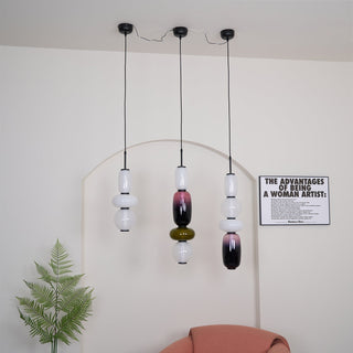 Orba Suspension en Verre Cristallisé-Luire