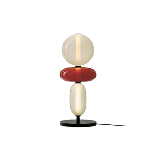 Lampe à poser en verre coloré