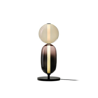 Lampe à poser en verre coloré