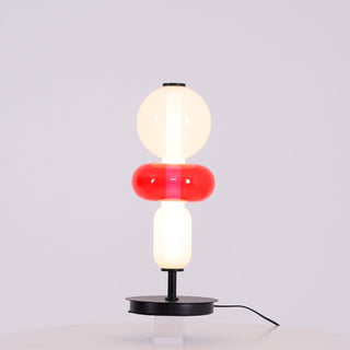 Lampe à poser en verre coloré