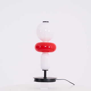 Lampe à poser en verre coloré