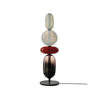 Lampe à poser en verre coloré