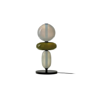 Lampe à poser en verre coloré